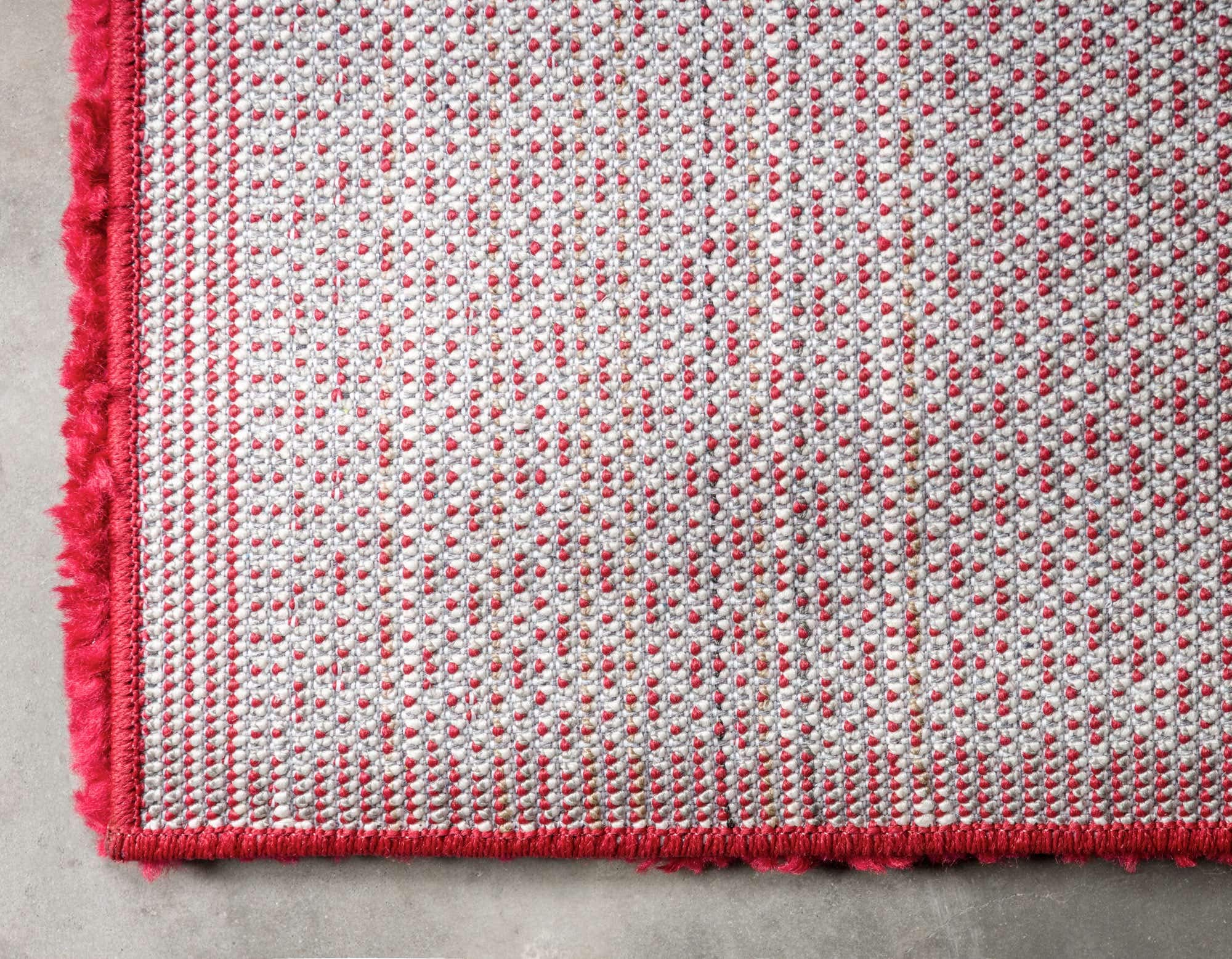 Unique Loom Solo Collection Calabasas Red Area Rug 10' x 13' Rectangle - Soft Modern Living Room Carpet for Home Decor, Bedroom & Office