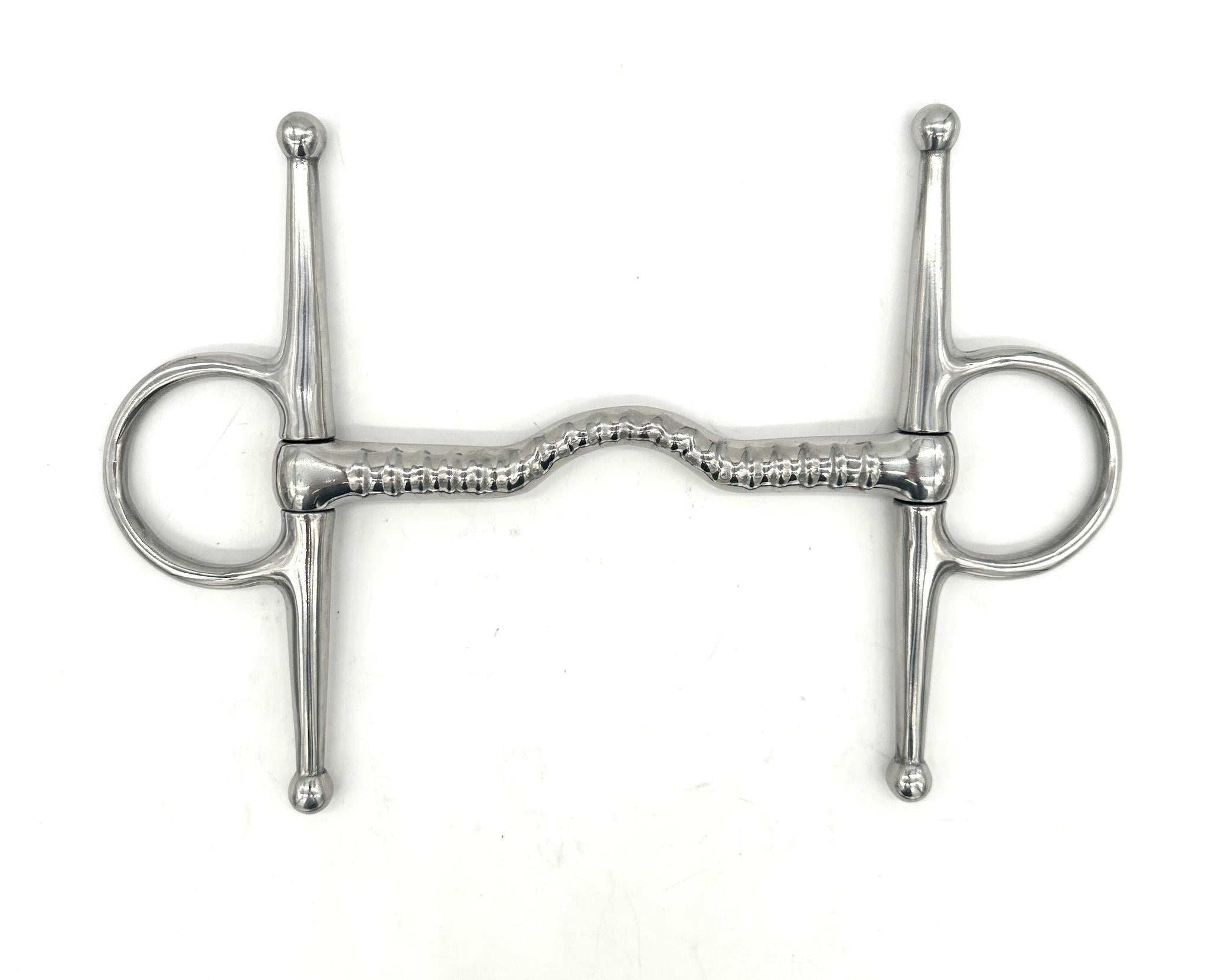 Jake Adams Corkscrew Port Full Cheek Bit - English Horse Riding Bit for Dressage & Jumping - Perfect for Training & Competition