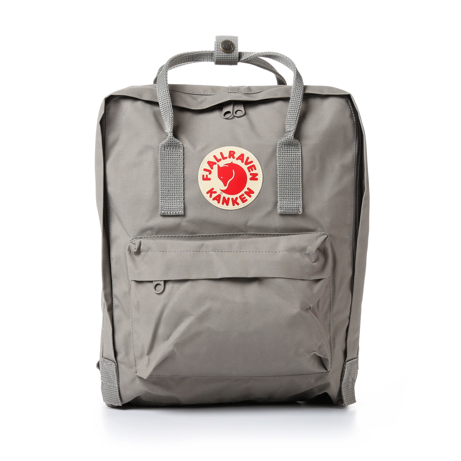 Fjallraven Kanken Backpack Classic 16L - Lightweight Water-Resistant Daypack for School, Travel & Hiking - Fog Gray