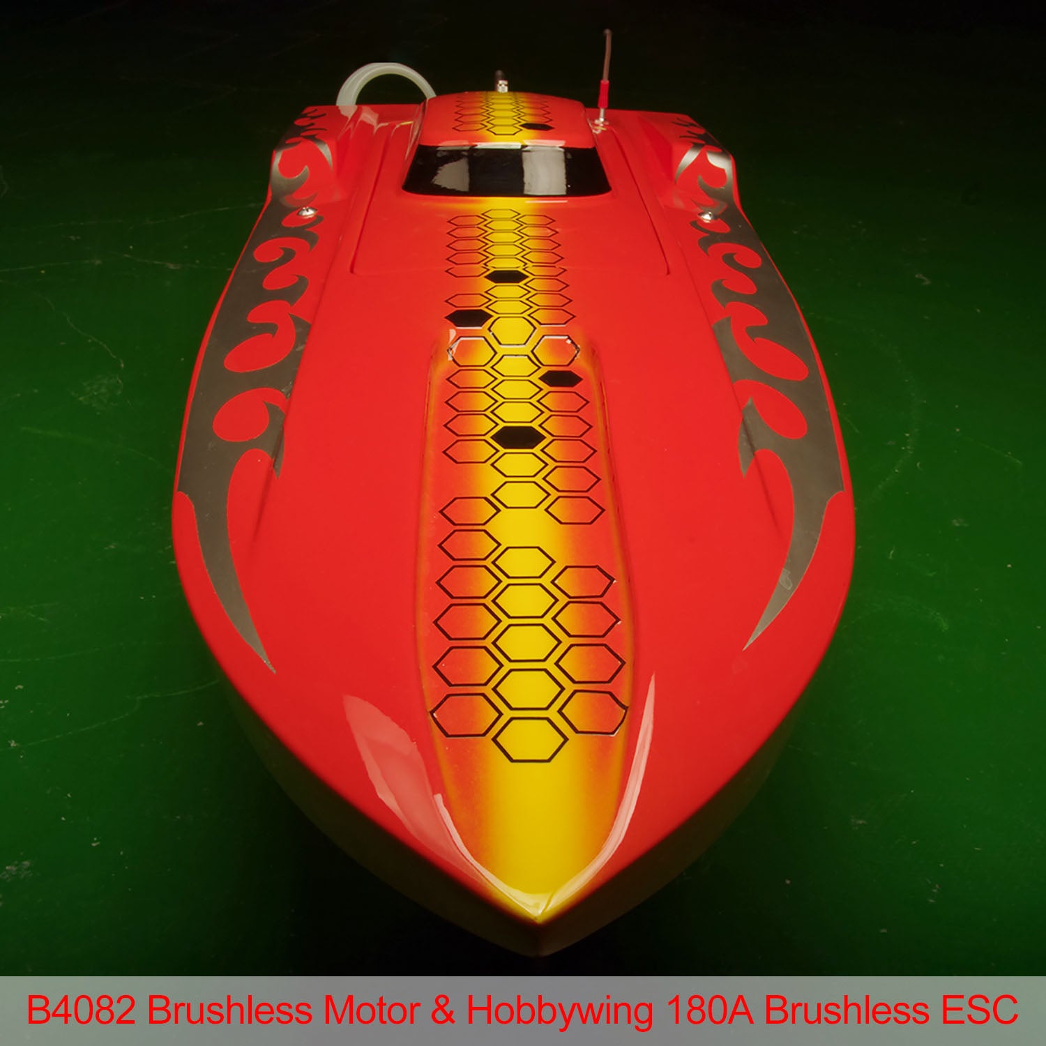 DTRC X79 High Speed RC Racing Boat - Fiber Glass Remote Control Watercraft with 4082 Brushless Motor, 180A Waterproof ESC & Servo Battery - Perfect for Pool, Lake & Ocean Racing