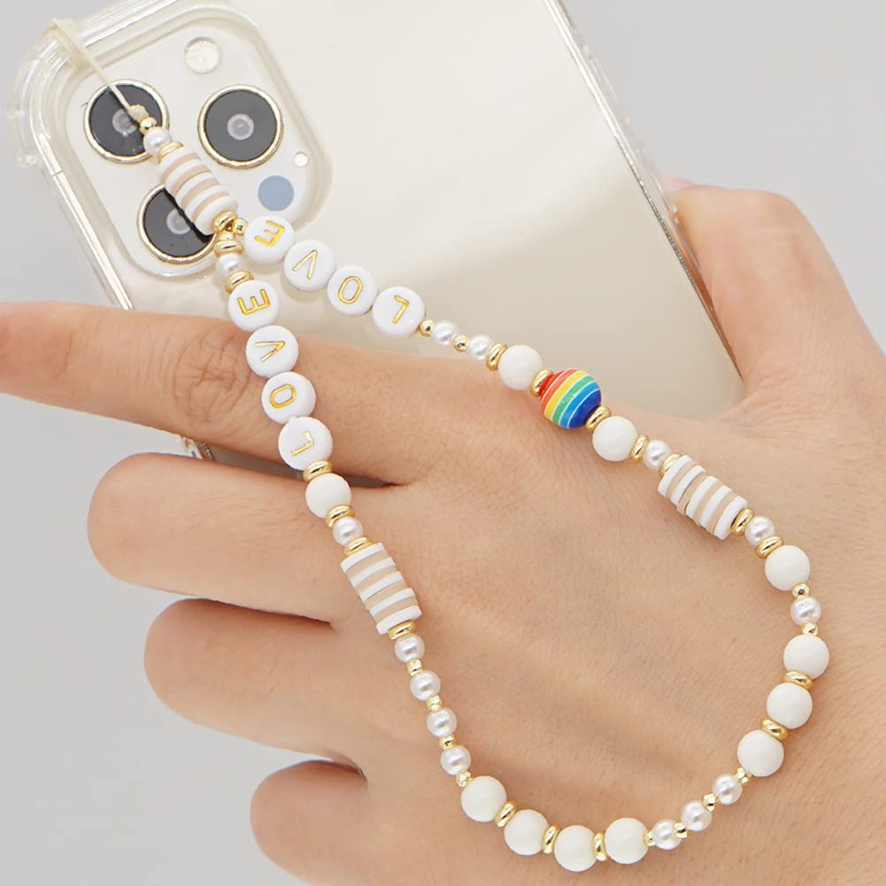 Beaded Phone Lanyard Wrist Strap - Bohemian Anti-Lost Phone Chain for Women | Perfect for Phone Security & Style