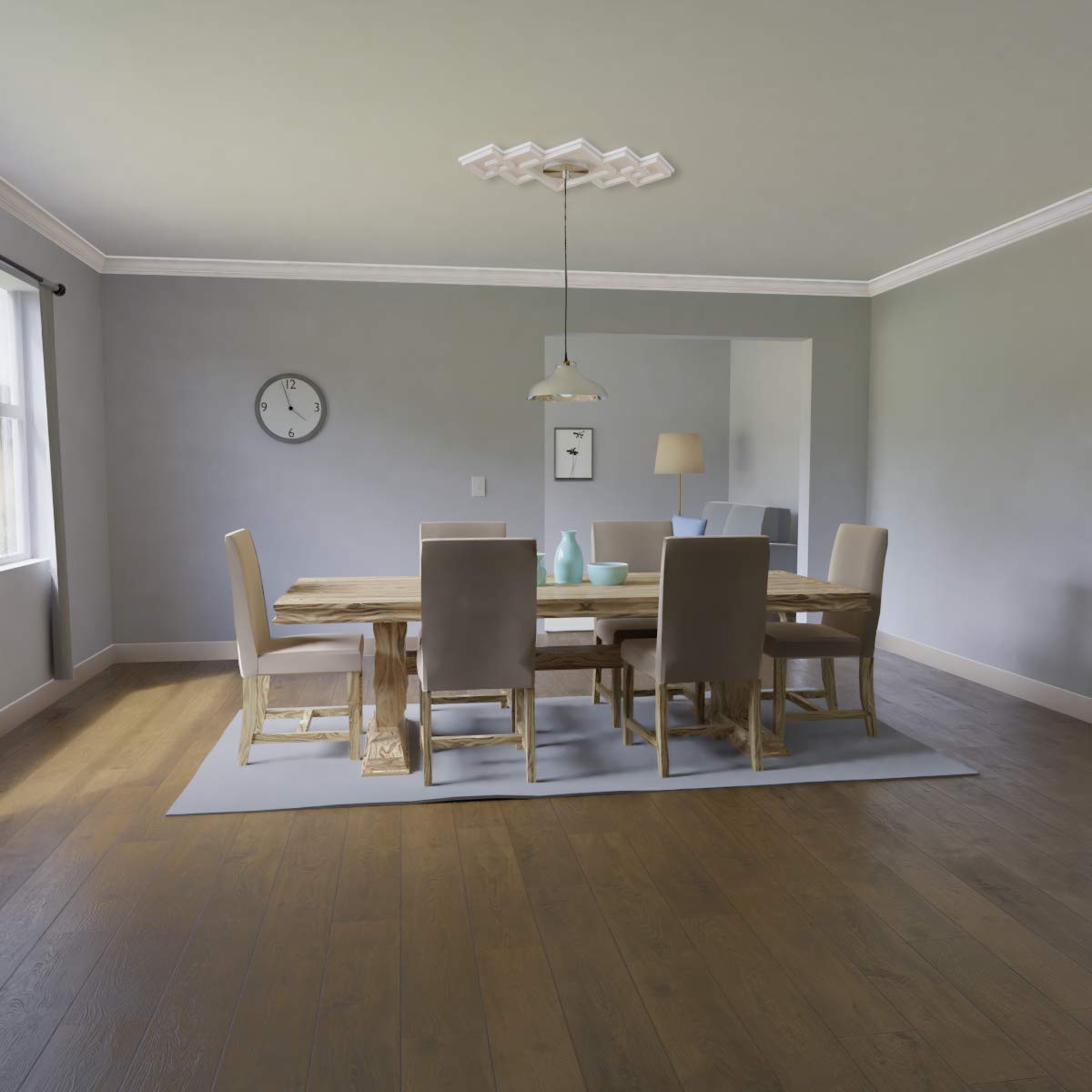 Ekena Millwork Zoe Architectural Grade PVC Ceiling Medallion 38