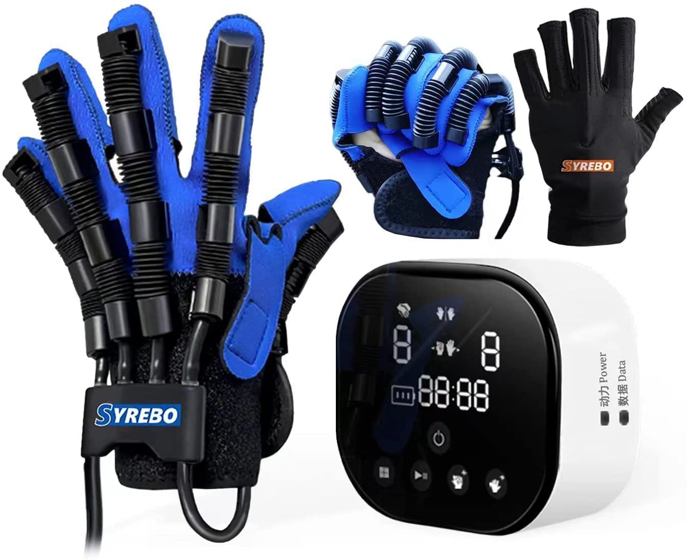 E10 Hand Rehabilitation Robot Gloves - Finger Therapy & Stroke Recovery Device for Self-Training | Improve Hand Mobility for Post-Stroke Patients & Injury Recovery (Home & Clinical Use)