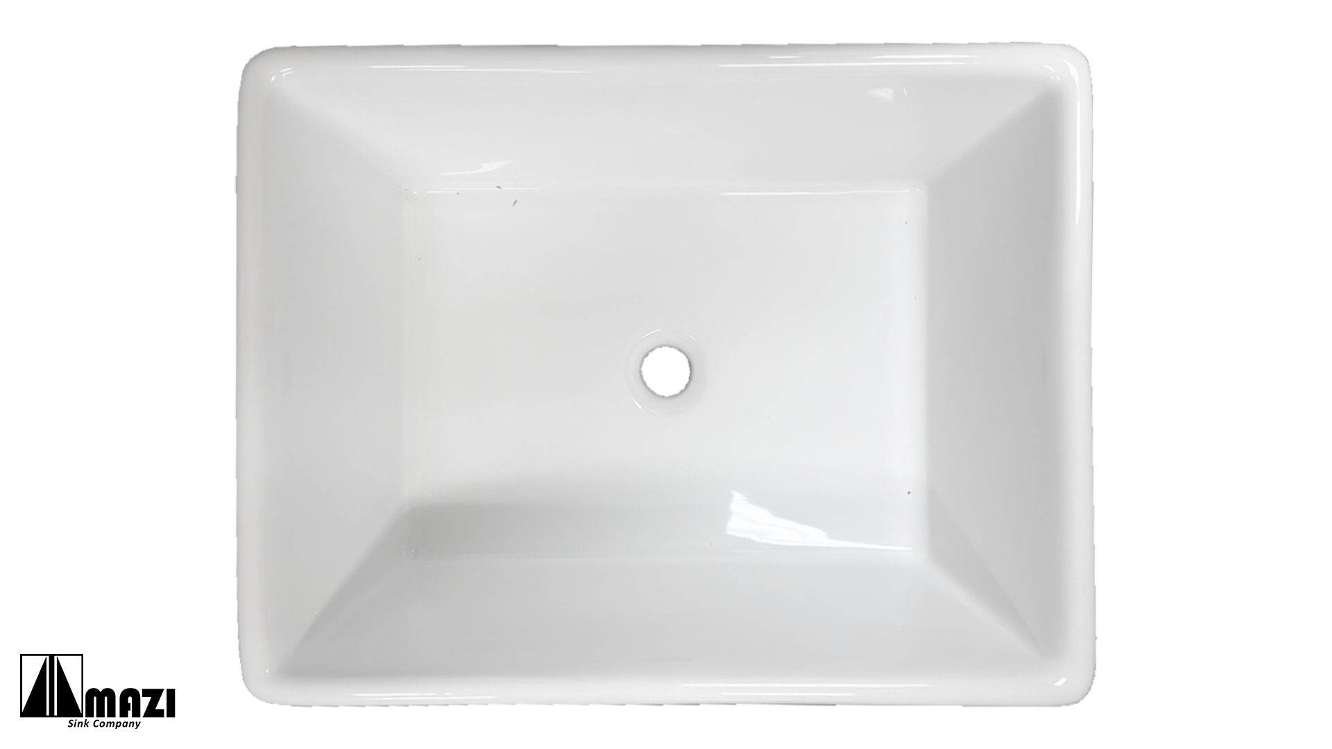 Modern Ceramic Vessel Bathroom Sink 1900A - Premium White Porcelain Countertop Wash Basin for Bathroom Vanity, Powder Room & Guest Bath Decor