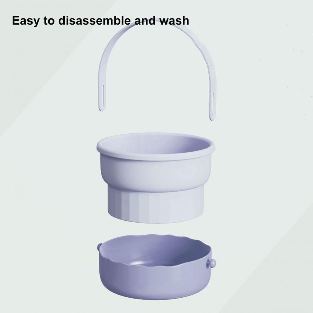 3 in 1 Makeup Brush Cleaner Set - Silicone Cleaning Sponge & Drying Rack for Cosmetics Brushes (Light Purple) | Perfect for Salon, Home & Travel Makeup Organization