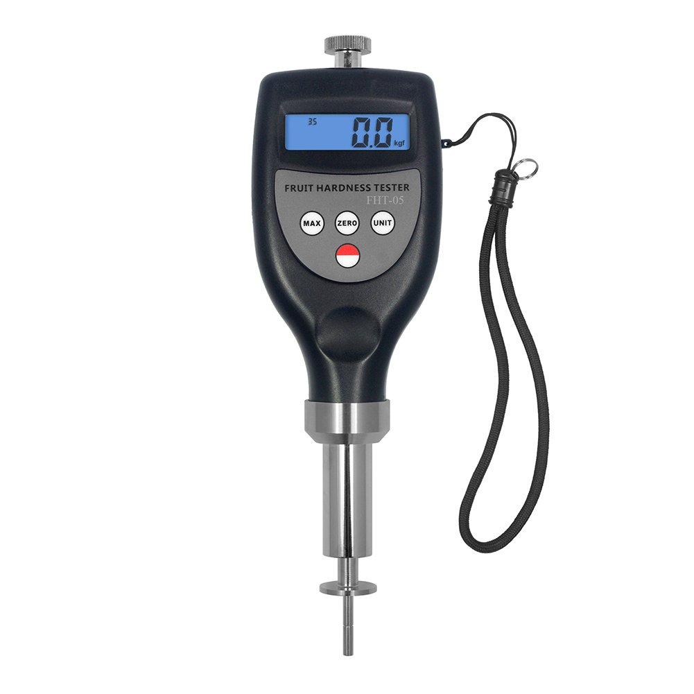 Fruit Hardness Tester Penetrometer - Portable Sclerometer 0.2-5.0 kgf/cm² for Measuring Strawberry, Pear, Avocado & Vegetable Ripeness - Perfect for Farmers, Grocers & Food Quality Control