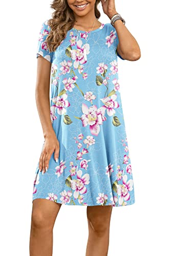 1 Flower Light Blue