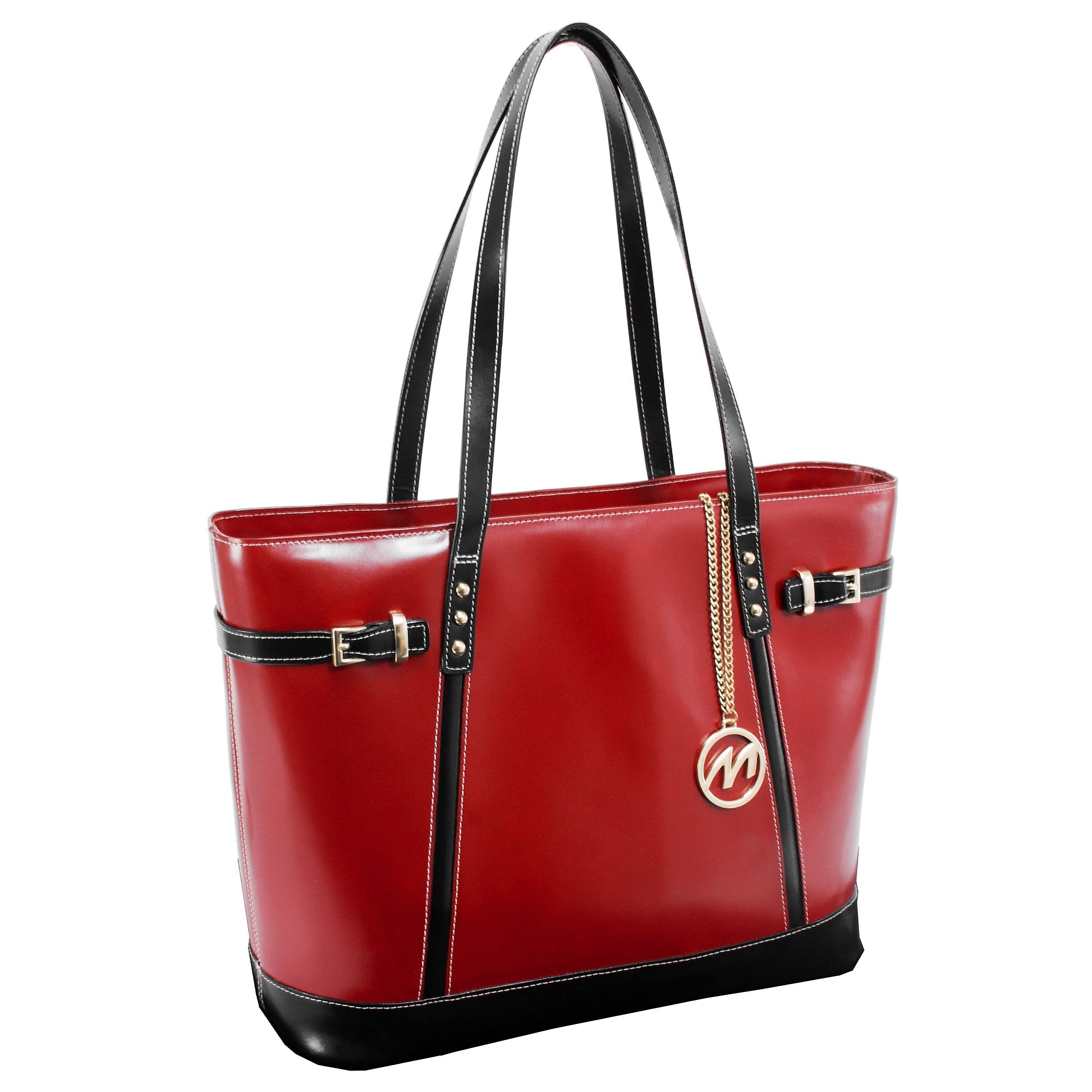 McKlein Serafina Genuine Leather Women's Tote Bag with Tablet Pocket - Perfect for Work, Travel & Everyday Use