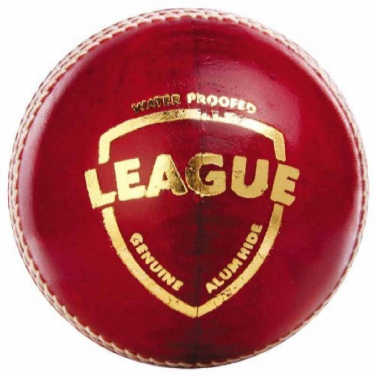 Premium SG League Cricket Ball - Official Size & Weight, Red Color for Professional Matches & Training | Perfect for Cricket Clubs, Schools, and Outdoor Sports Practice