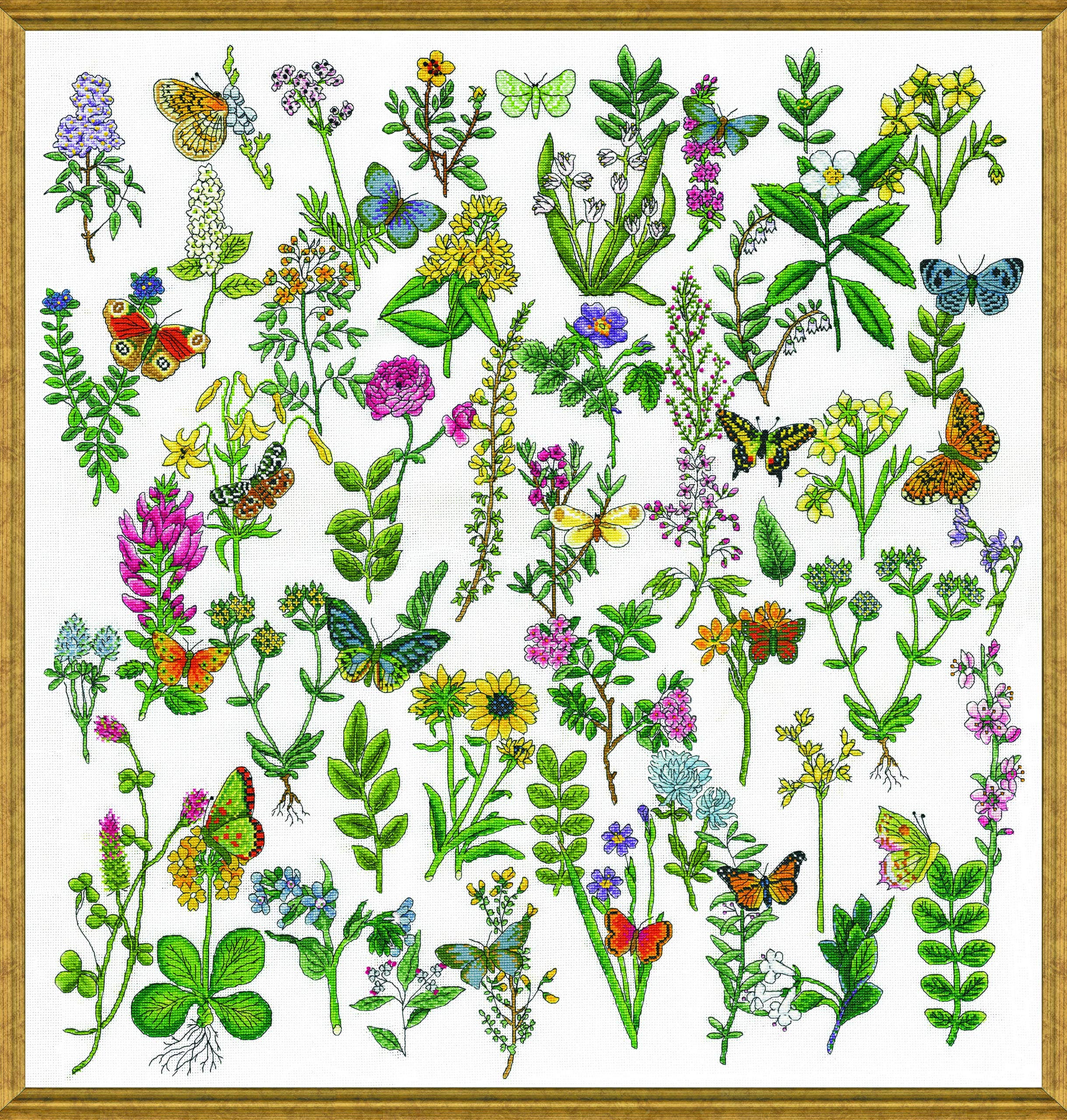 Design Works Crafts Counted Cross Stitch Kit - Complete Embroidery Starter Set with Pattern, Thread & Needle - Perfect for DIY Home Decor, Gifts & Relaxation Hobbies