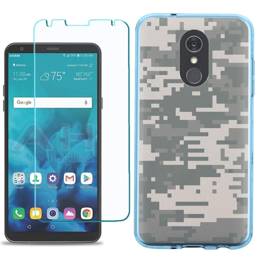 LG Stylo 5 Case with Screen Protector - Slim TPU Cover for Daily Protection