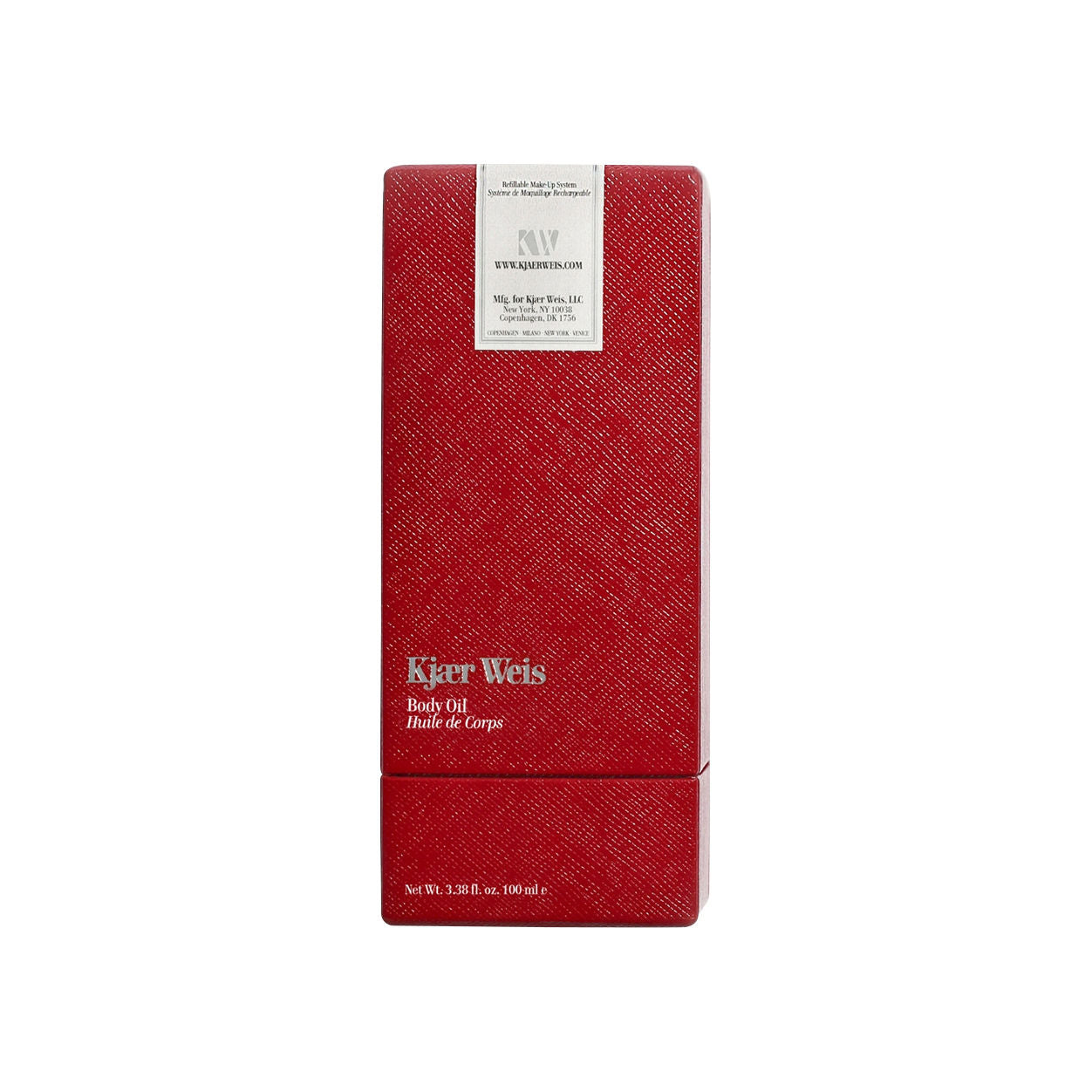 Kjaer Weis Organic Body Oil - Nourishing & Hydrating Dry Skin | Perfect for Massage, Post-Shower & Daily Moisturizing