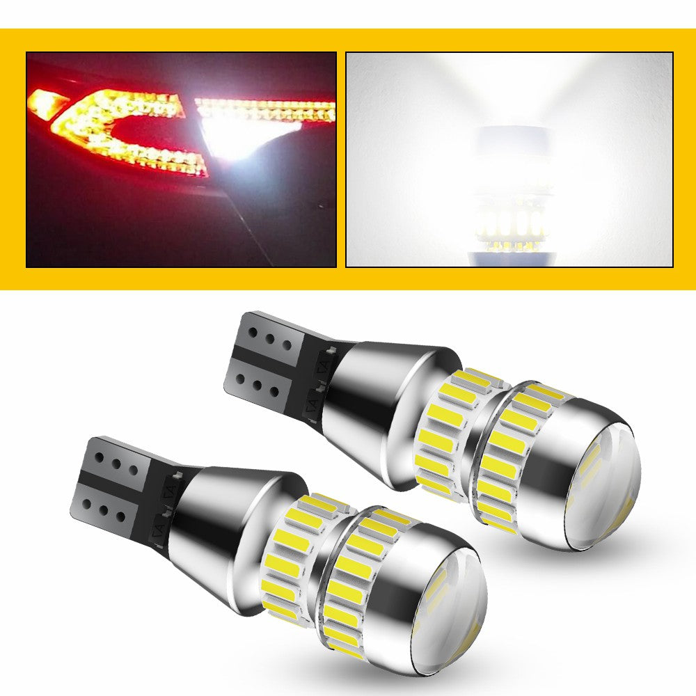 2014-2021 Toyota Tundra Rear Turn Signal Light T15 LED Bulb - High Visibility Amber Replacement for Improved Safety (Perfect for Night Driving & Off-Road Adventures)
