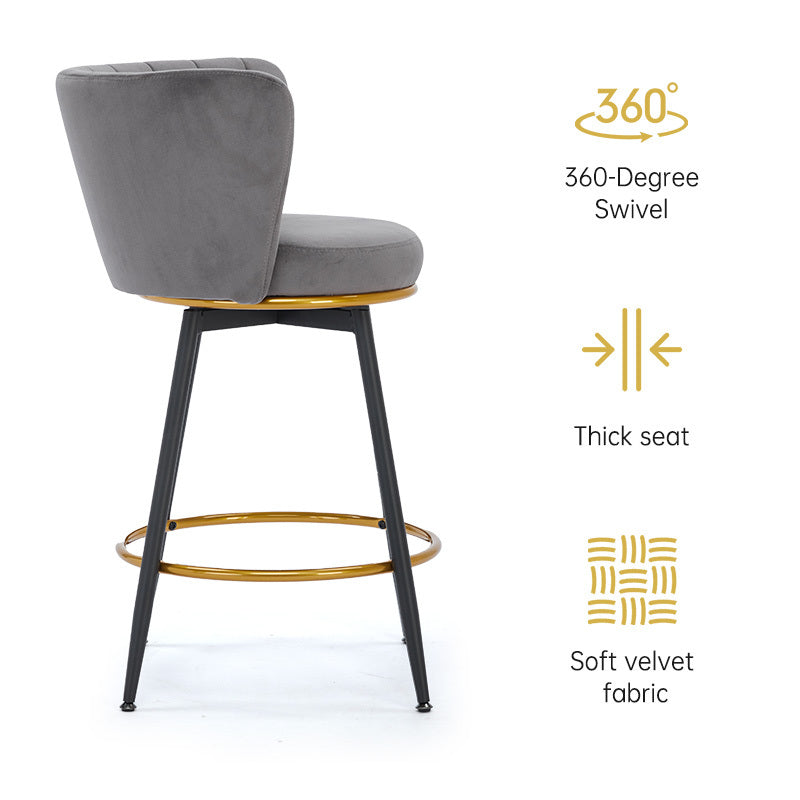 Set of 2 Counter Height Bar Stools - 26