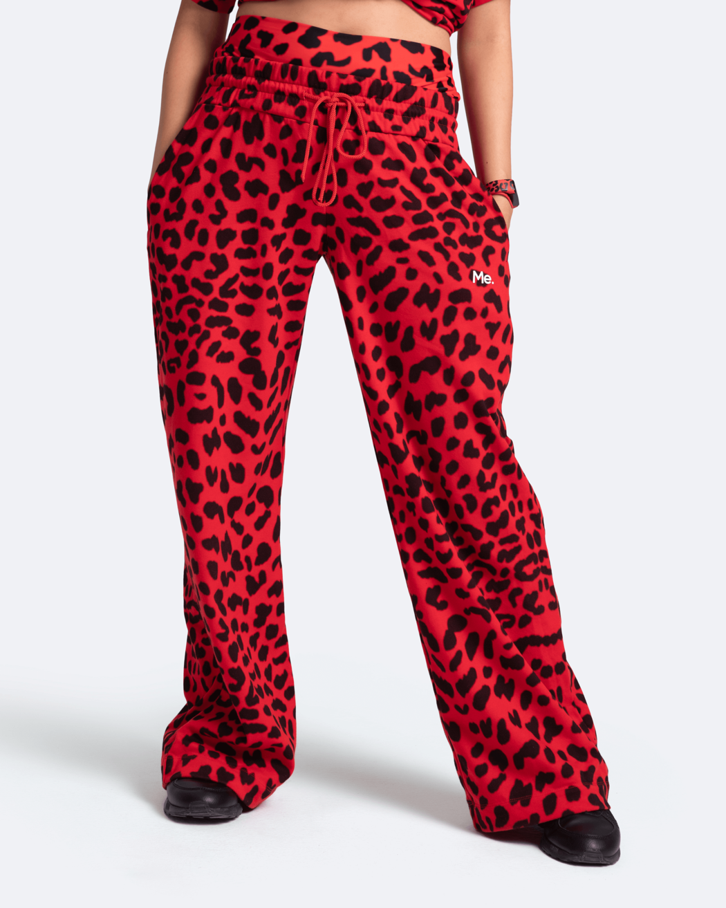 High Waisted Tummy Control Wide Leg Pants for Women - Comfortable & Flattering Work Pants for Office, Travel & Everyday Wear