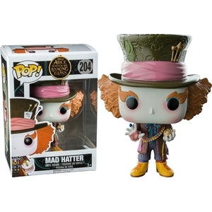 Alice Through The Looking Glass Pop! Vinyl Figure Mad Hatter with Chronosphere - Funko Pop! #204 Collectible Toy - Perfect for Disney Fans & Movie Collectors Display