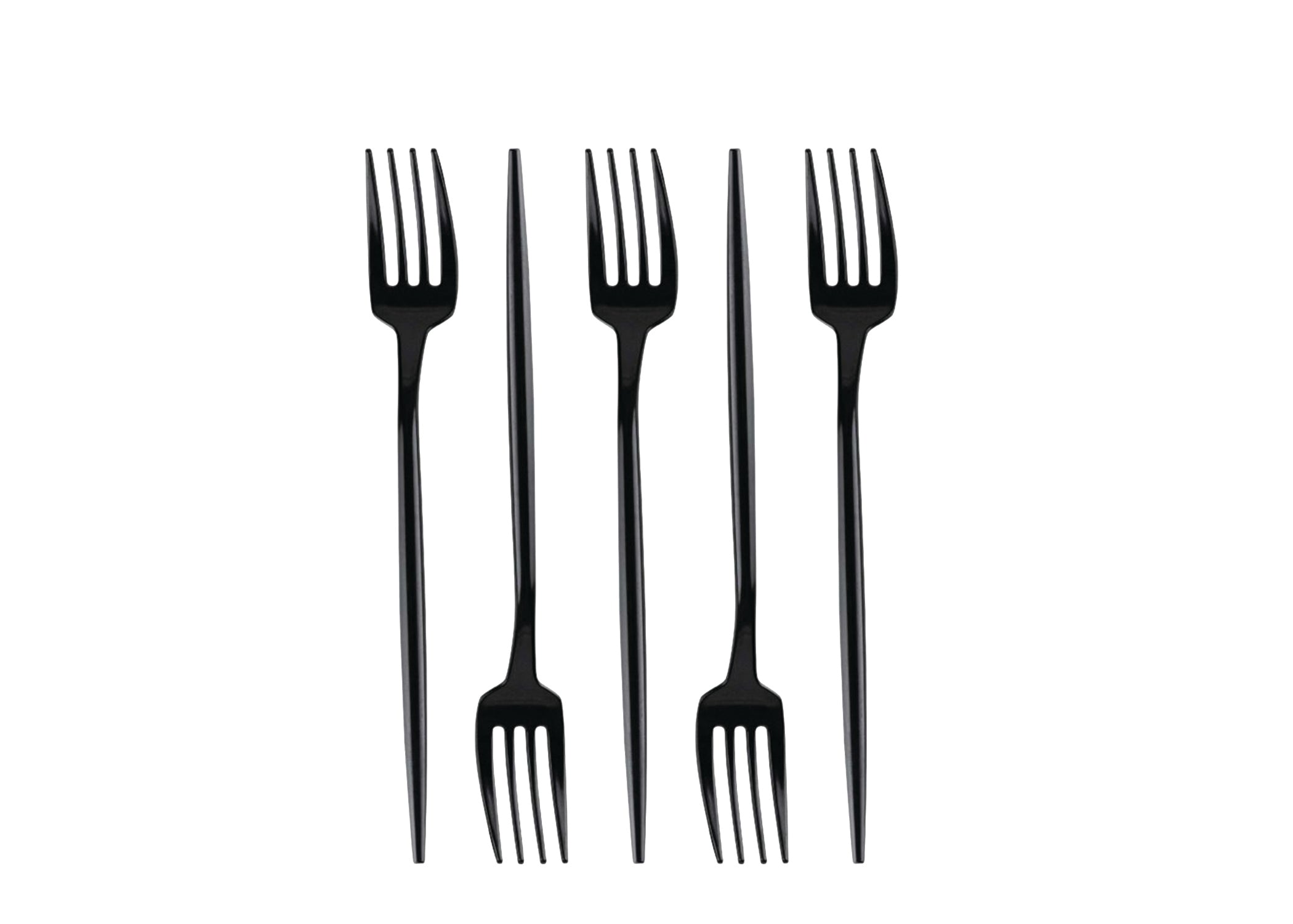 Premium 32-Piece Black Flatware Set - Elegant Stainless Steel Cutlery for Dining, Parties & Special Occasions | Modern Dinnerware Collection for Home & Restaurant Use