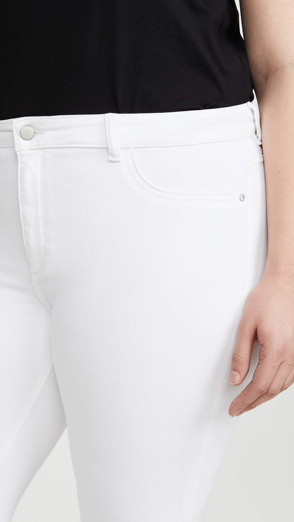 DL1961 Women's Florence Skinny Mid Rise Ankle Jeans - Stretch Denim Pants for Everyday Comfort | Perfect for Work, Casual Outings & Date Nights