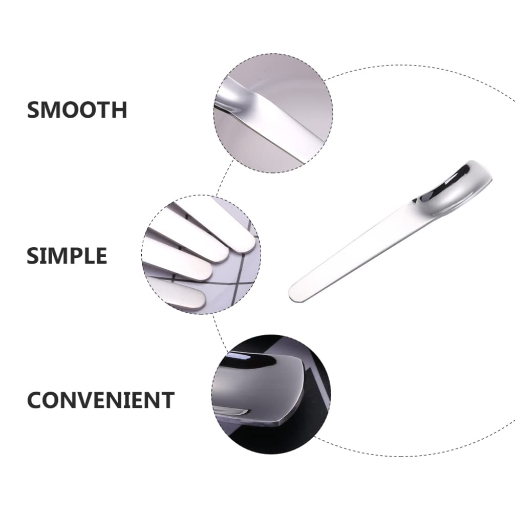 5-Pack Stainless Steel Ice Cream Scoop Spoons - Durable Kitchen & Coffee Spoons for Desserts, Mixing, Breakfast & Party Use - Perfect for Ice Cream, Coffee, Baking & Serving