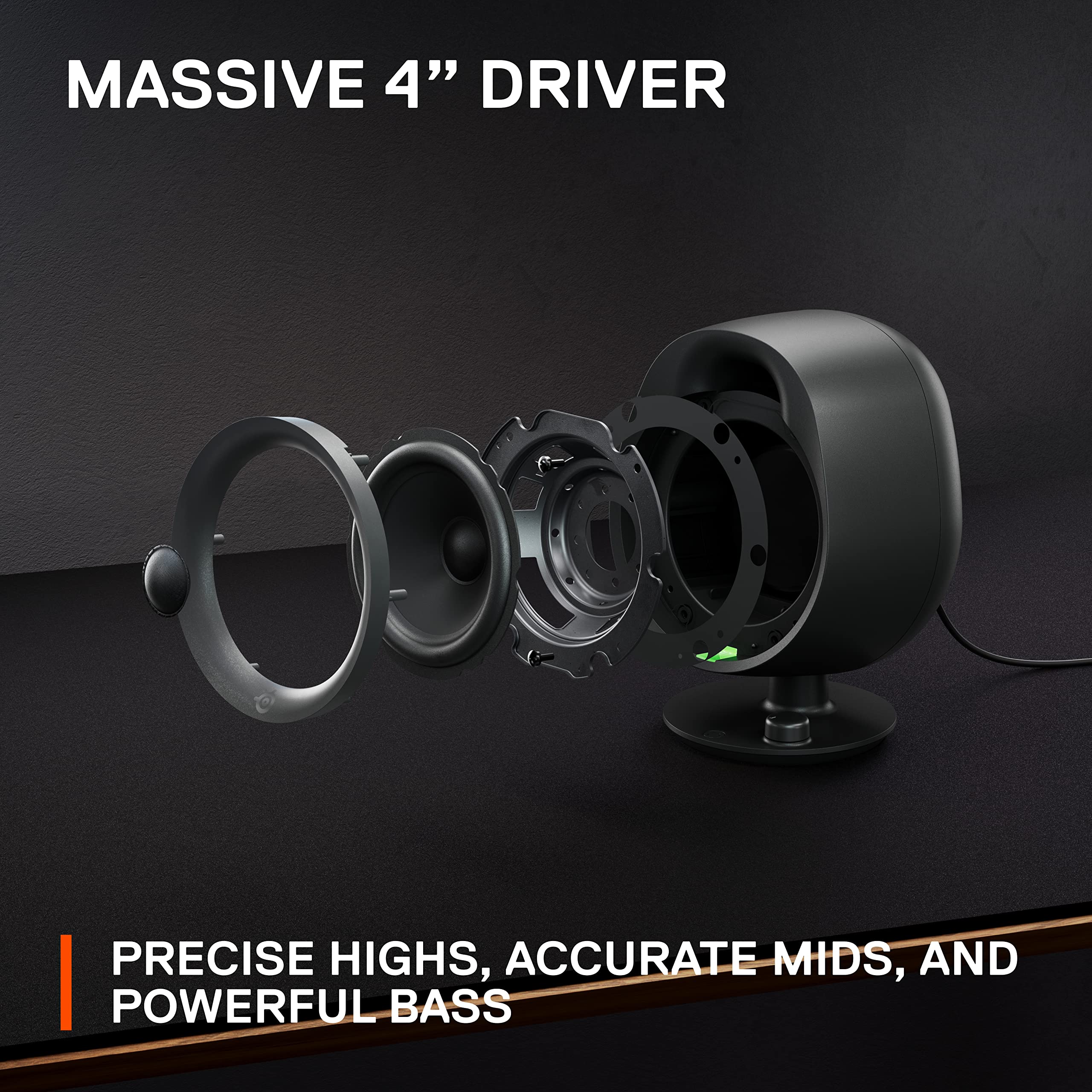 SteelSeries Arena 3 2.0 Gaming Speakers - 4