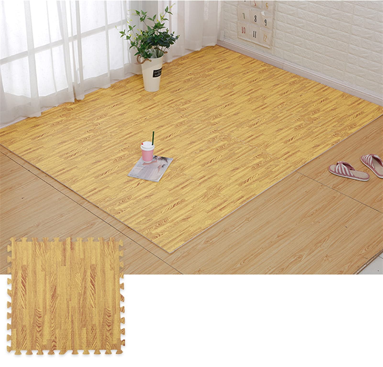 Non-Slip Interlocking EVA Foam Puzzle Exercise Mat - Yoga, Camping, Kids Playroom Floor Tiles for Home Gym, Baby Crawling & Surface Protection - Durable & Shock-Absorbing for Workouts, Playtime & Outdoor Activities