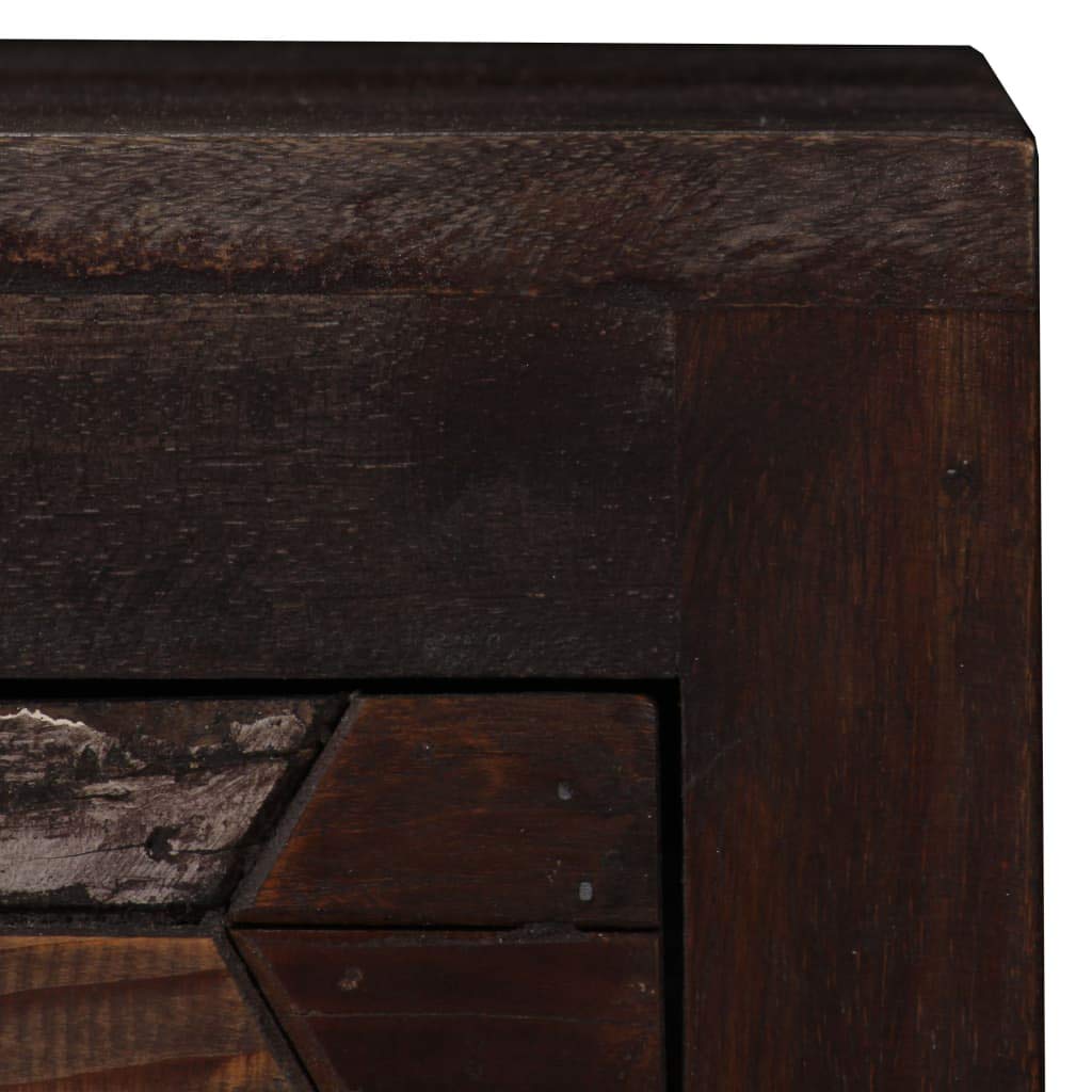 Solid Wood Nightstand Side Table - 15.7
