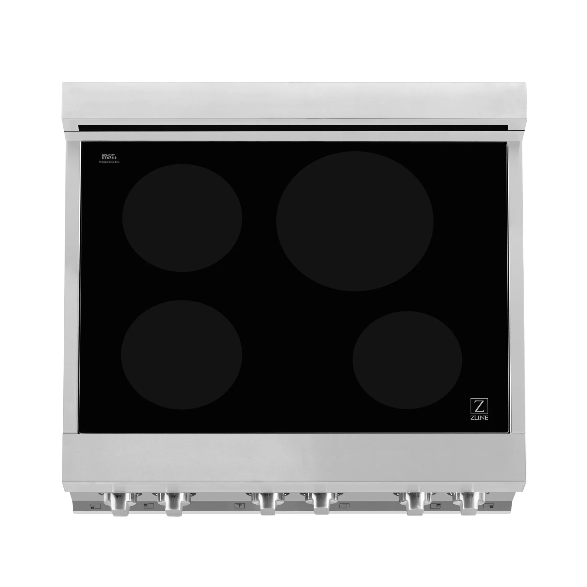 ZLINE 30 Inch 4.0 Cu. Ft. Stainless Steel Induction Range with Fingerprint Resistant Finish - 4 Element Cooktop & Electric Oven (RAINDS SN 30) - Perfect for Modern Kitchens, Home Chefs & Energy-Efficient Cooking