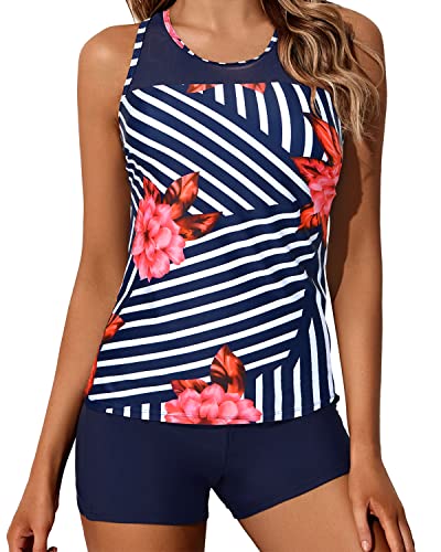 Navy Blue Striped