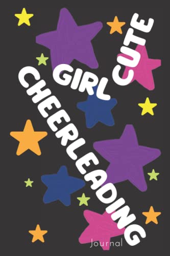 Cheerleading Journal for Girls - Personalized Cute Cheerleader Notebook for Little Girls, 6x9 Inches, Matte Cover - Perfect for School, Practice, and Team Spirit | Ideal for Cheerleading Enthusiasts and Young Athletes