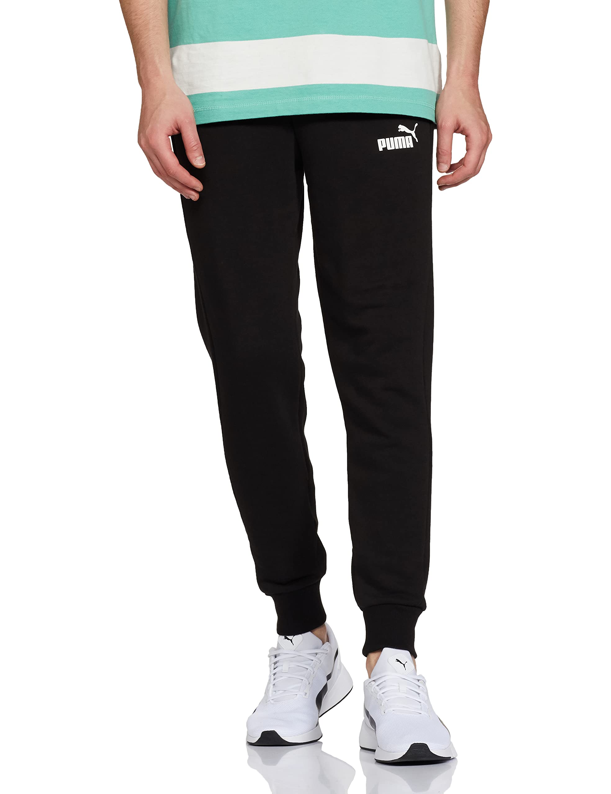 PUMA Essentials Logo Men's Tracksuit Bottoms - Comfortable Athletic Jogger Pants for Gym, Running & Casual Wear