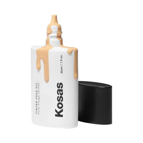 Kosas The Dewy Skin Set - Tinted Face Oil (Shade 02) & Revealer Concealer (Shade 03) | Hydrating Makeup Duo for Glowing Complexion | Perfect for Daily Wear & Special Occasions