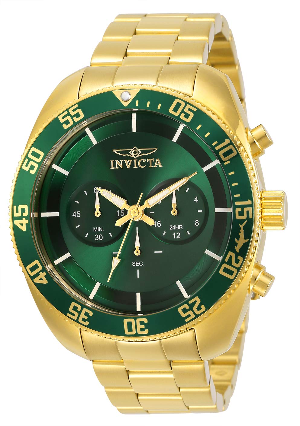 Invicta Men's Pro Diver Gold Stainless Steel Quartz Watch - Water Resistant Luxury Dive Watch for Men, Casual & Formal Wear (Model 30061) - Perfect for Swimming, Diving, Office & Special Occasions