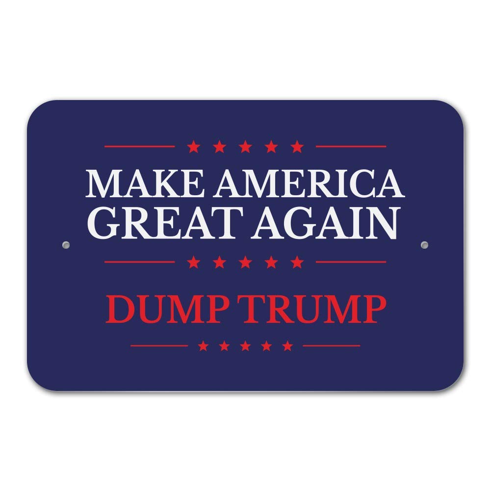 Make America Great Again Sign - Patriotic Dump Trump Office & Home Decor - Perfect for Political Supporters, Business, and Wall Art