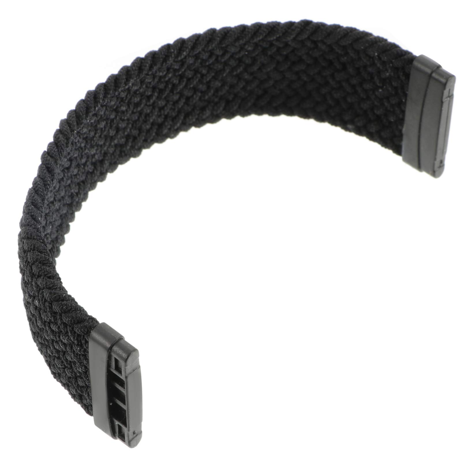 UKCOCO Braided Stretch Loop Watch Band Compatible with Fitbit Versa 3 & Sense - Soft Woven Replacement Strap for Women & Men - Perfect for Workouts, Running & Everyday Wear