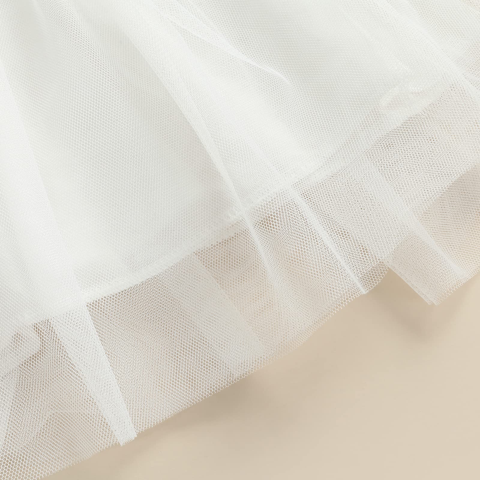 Toddler Girls Summer Dresses - Ruffle Sleeve Tulle Princess Sundress for Baby & Kids | Backless Playwear for Beach, Party & Outdoor Activities