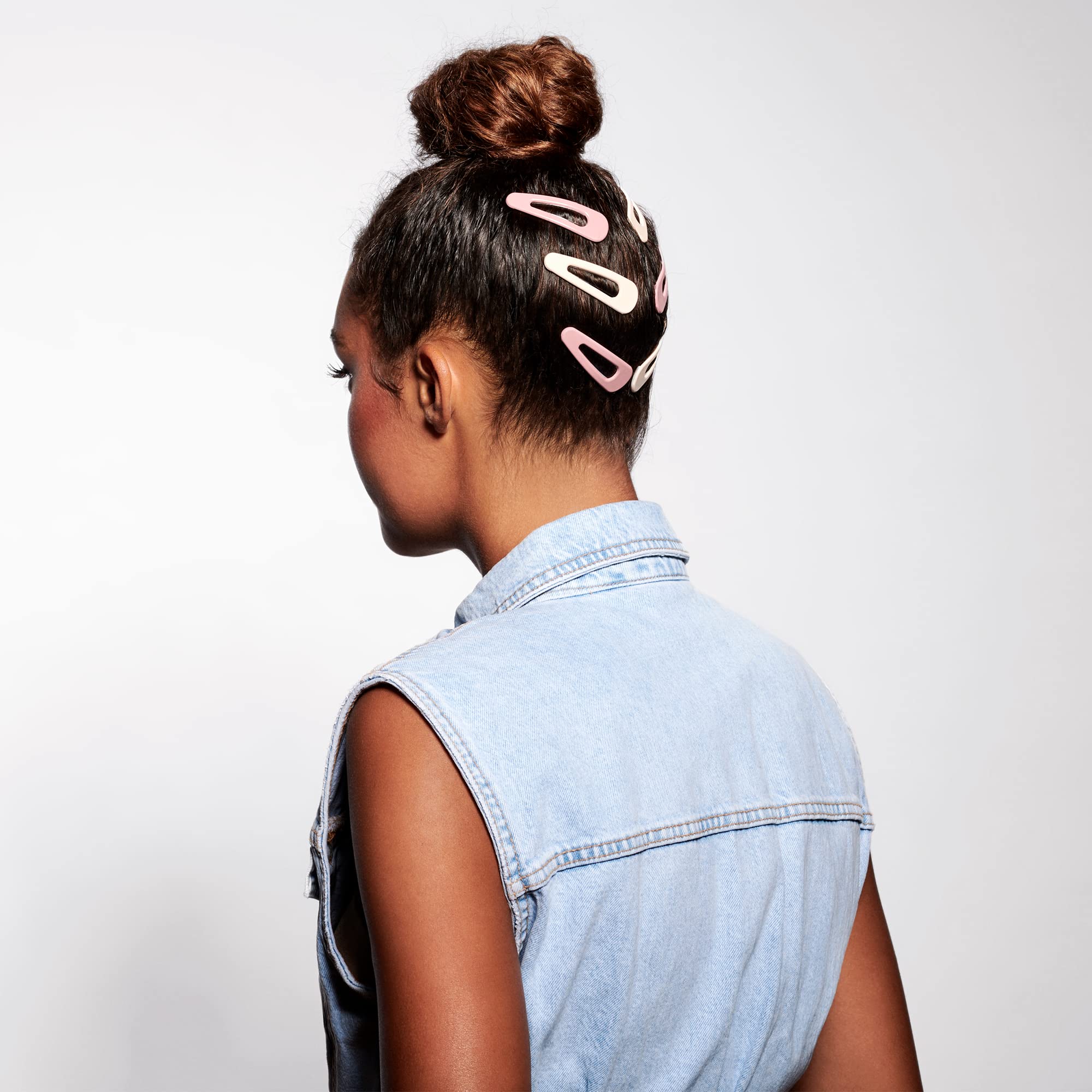 The Hair Edit Snap Triangles Clips - Non-Slip Hair Clips for Women, Girls - Perfect for Ponytails, Braids & Updos - Trendy Hair Accessories for Everyday, Work & Special Occasions