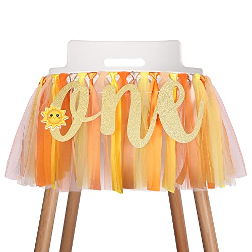First Trip Around the Sun Birthday Highchair Banner
