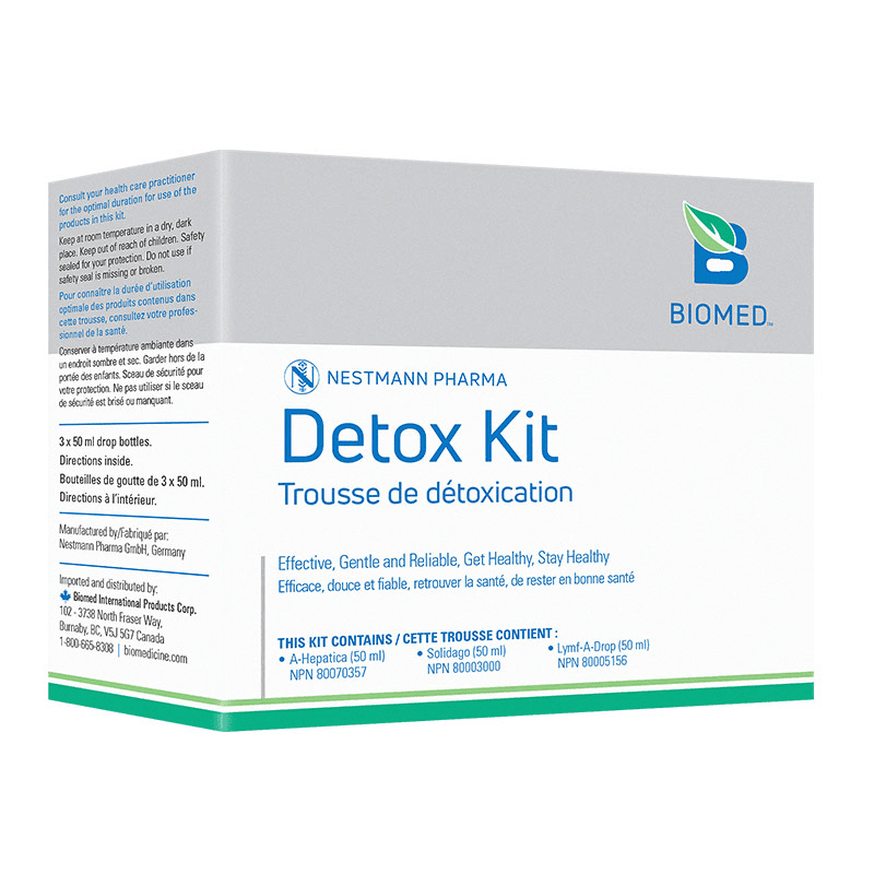 Biomed Detox Kit by Nestmann Pharma - Natural Body Cleansing & Toxin Removal for Weight Loss & Wellness - Perfect for Post-Holiday Detox & Healthy Lifestyle