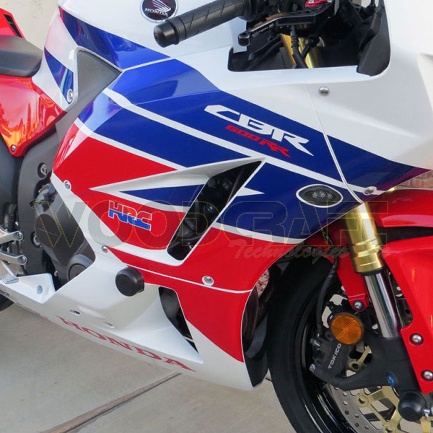 Honda CBR600RR Frame Slider Kit with Pucks - 50 0338 - Motorcycle Crash Protection for Track & Street Riding