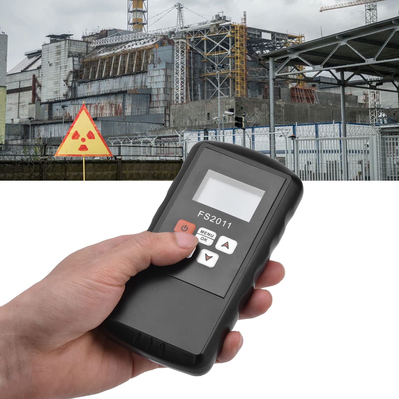 EVTSCAN 3-in-1 Handheld Geiger Counter Nuclear Radiation Detector - Portable Gamma & X-ray Radiation Meter with Audible Alarm | Electromagnetic & Formaldehyde Tester for Home, Outdoor & Industrial Safety