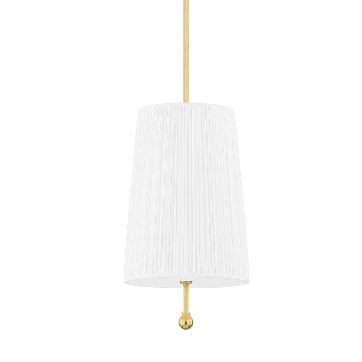 Adeline Modern 1-Light Pendant Lighting Fixture - Sleek Hanging Light for Kitchen Island, Dining Room or Bedroom Decor