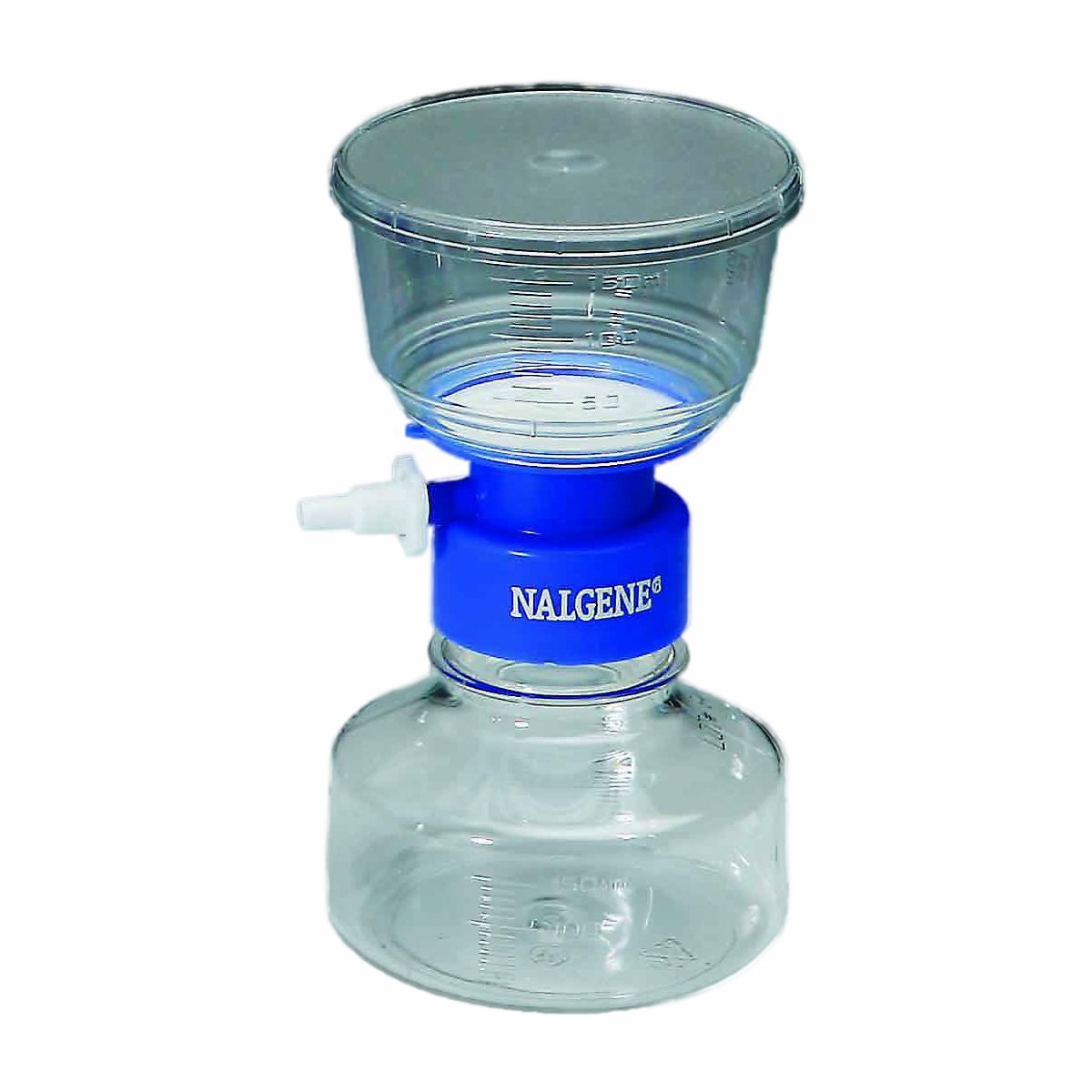 Nalgene 524-0020 0.2 Micron Polystyrene Vacuum Filter Unit, 50mm Membrane Diameter - Case of 72 - Ideal for Laboratory Sterilization and Sample Filtration