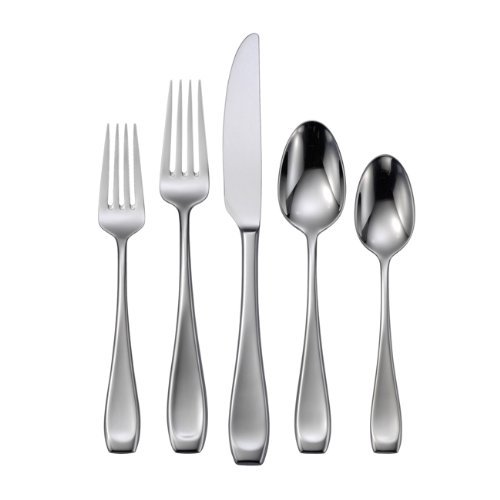 Oneida Lagen 20-Piece Flatware Set - Premium Stainless Steel Silverware for Dining, Kitchen & Entertaining - Elegant Cutlery Set for Everyday Use, Dinner Parties & Special Occasions