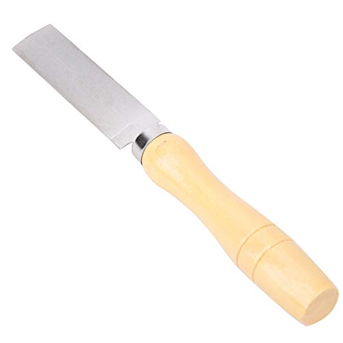 Diamond Rhombic File - 3 Inch (75mm) Glass & Metal Grinding Tool with Wooden Handle for Woodworking, Gardening & DIY Projects - Perfect for Shaping, Smoothing & Sharpening Various Materials