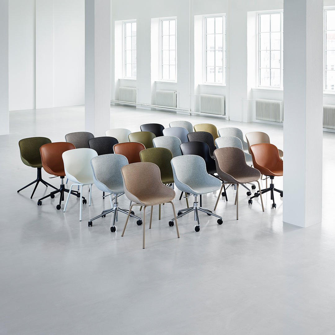 Modern Hyg Side Chair with Sturdy Steel 4-Leg Base - Perfect for Dining Room, Kitchen, Office & Small Space Decor