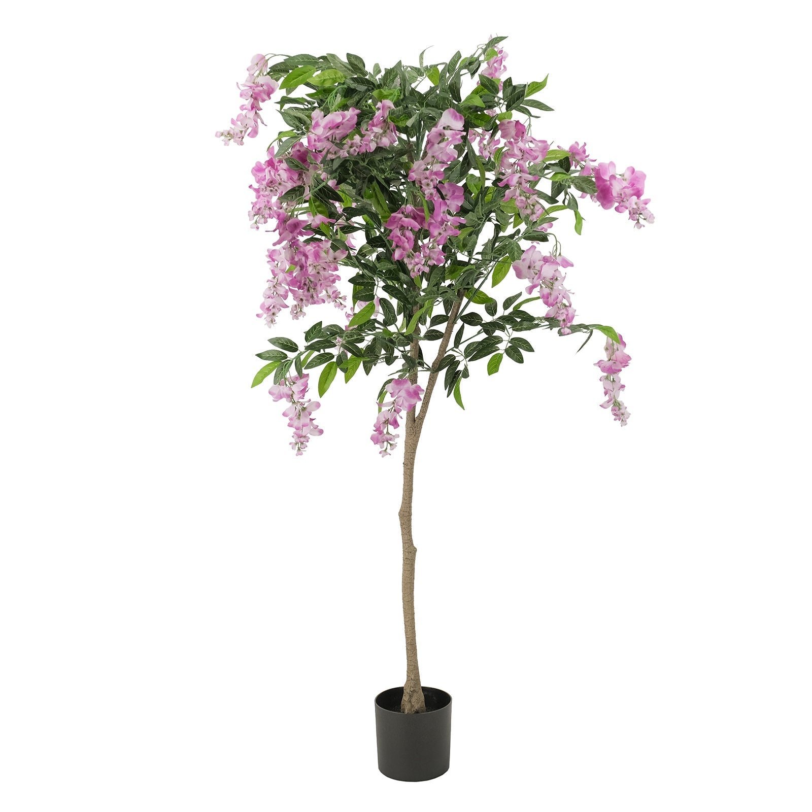 Premium Artificial Wisteria Tree with Realistic Purple Flowers - 150cm Tall Faux Wisteria Vine for Home Decor, Wedding Centerpieces & Outdoor Garden Decorations