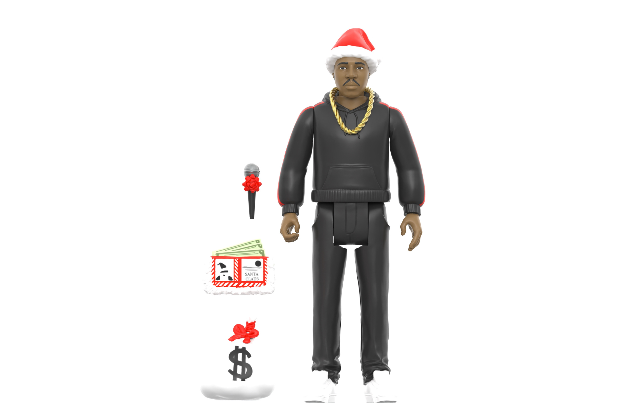 RUN DMC Holiday ReAction Figures Set - 3.75 Inch Collectible Vinyl Figures (3-Pack) - Perfect for Hip-Hop Fans, Music Collectors, and Holiday Gift Giving