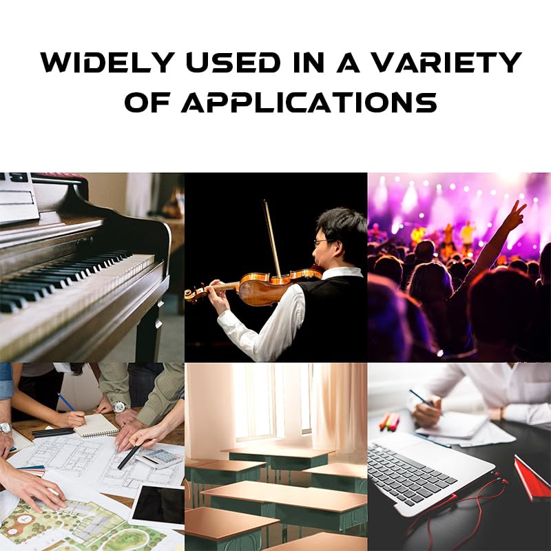 12-Piece Clear Binder Pockets for Sheet Music & Documents - A4 Size, 4-Page Display, 48-Page Capacity - Compatible with 2/3/4-Ring Binders | Perfect for Organizing Piano Music, School Work & Office Files