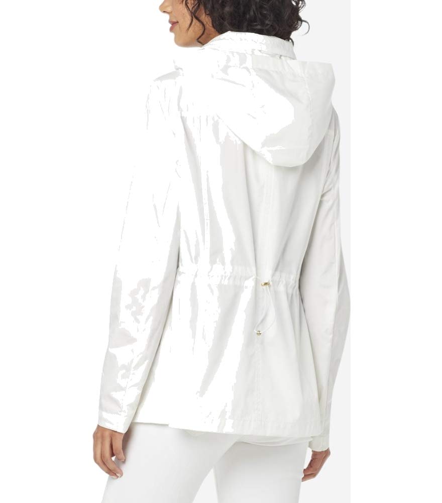 Cole Haan Women's Waterproof Packable Rain Jacket - Lightweight Windbreaker for Outdoor Activities, Travel & Commuting