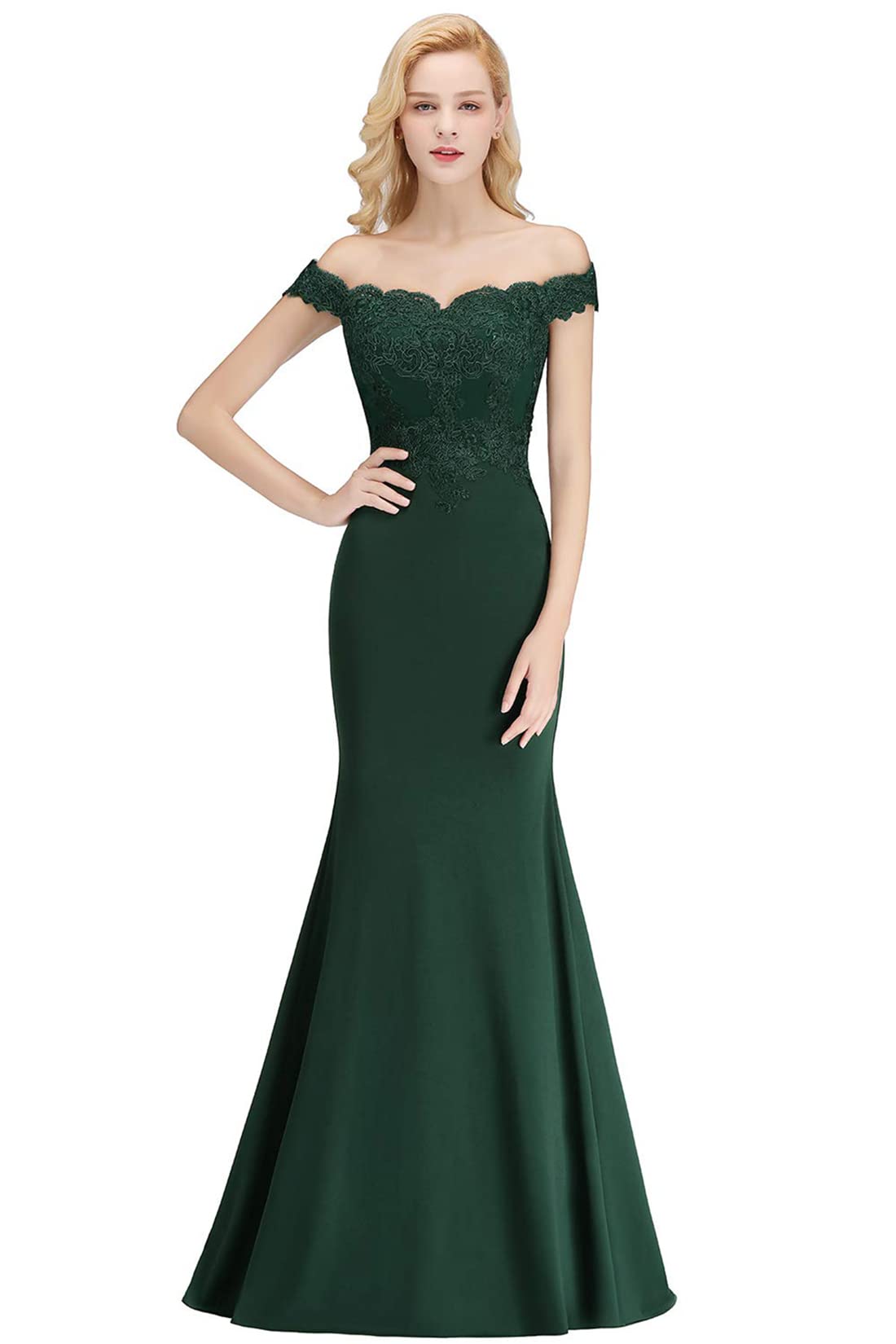 Elegant Off-Shoulder Mermaid Prom Dresses for Women - Long Formal Evening Gowns for Homecoming, Wedding, and Special Occasions